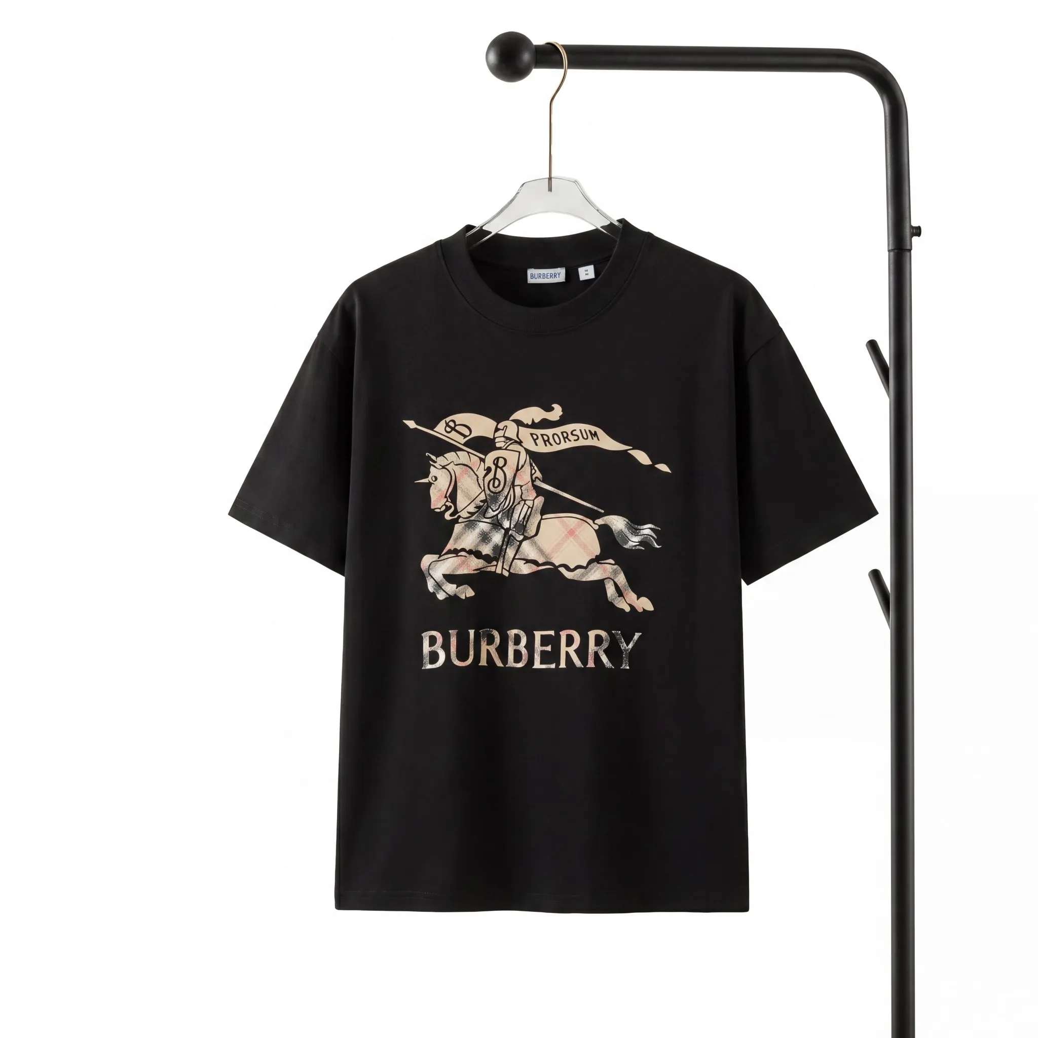 Burberry logo T ，100% ， ， Same Style， ， Quality。 ：Black White Size：S M L XL